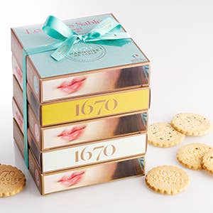 LA SABLESIENNE - Wholesale Cookie - Tonka Bean Shortbread Cookies Box