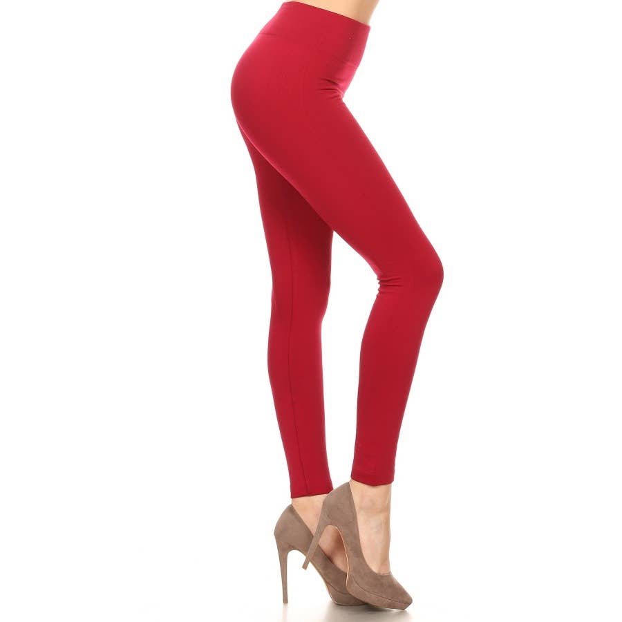 Leggings Depot - Vendita all'ingrosso Leggings - Donna - Leggings con fascia elastica a vita alta e interno in pile12