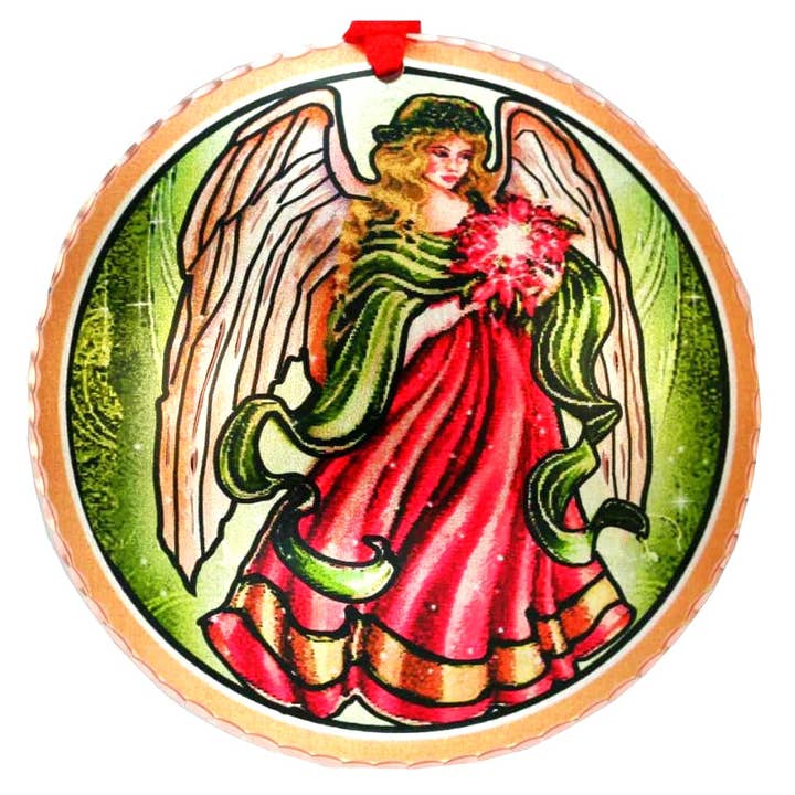 XC 33 Angel Christmas Tree Ornament for wholesale by COPPER ARTS INC.