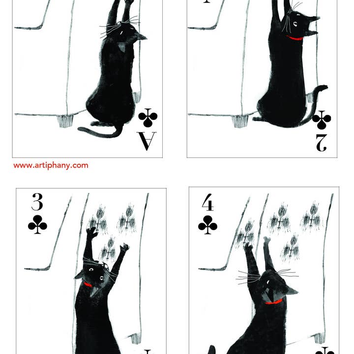 Artiphany – wholesale Playing cards – Kitten Club Playing Cards