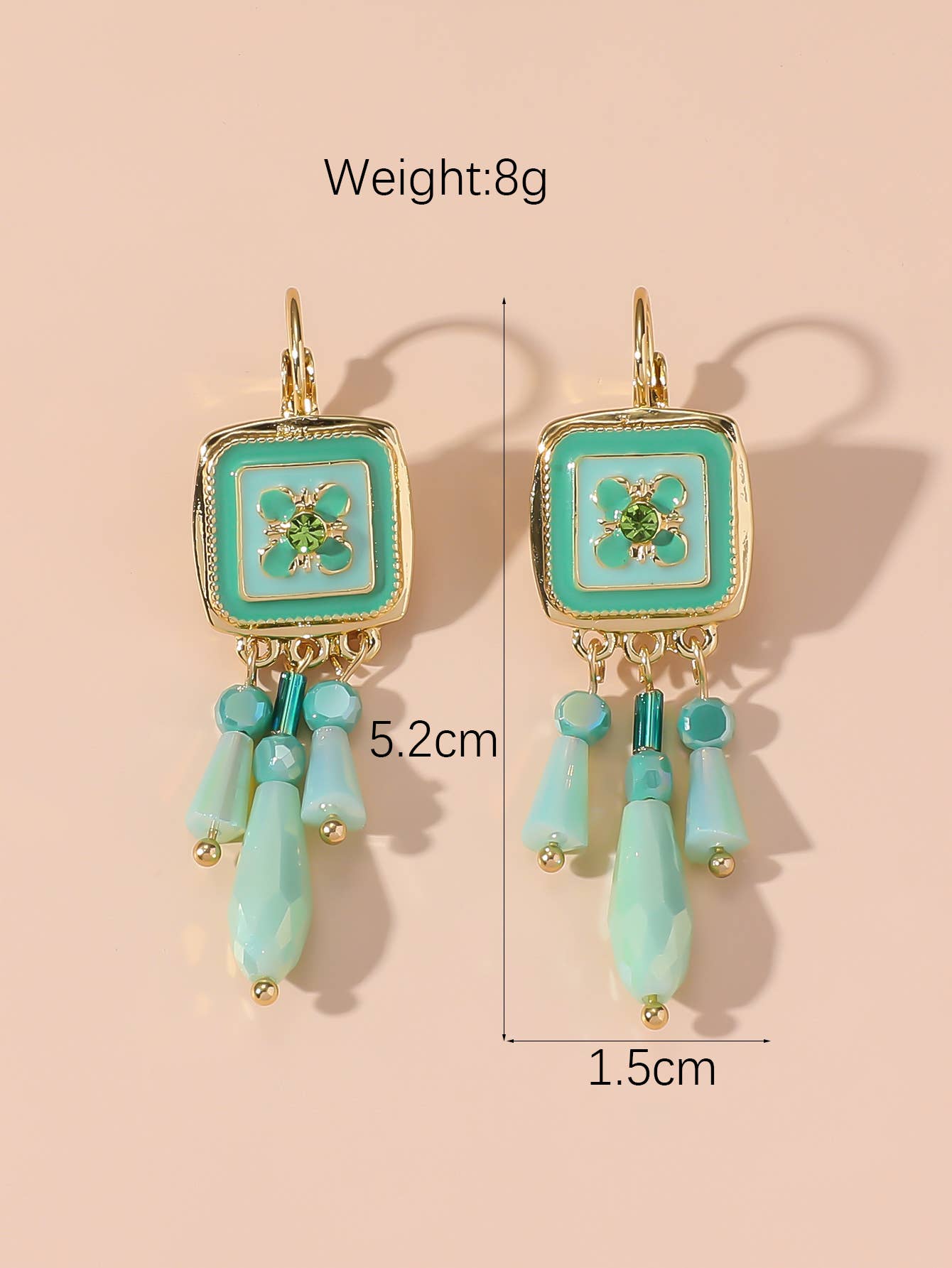 Blossom bijoux - Wholesale Dangle Earrings - Sleeper earrings 24PEBOL0438