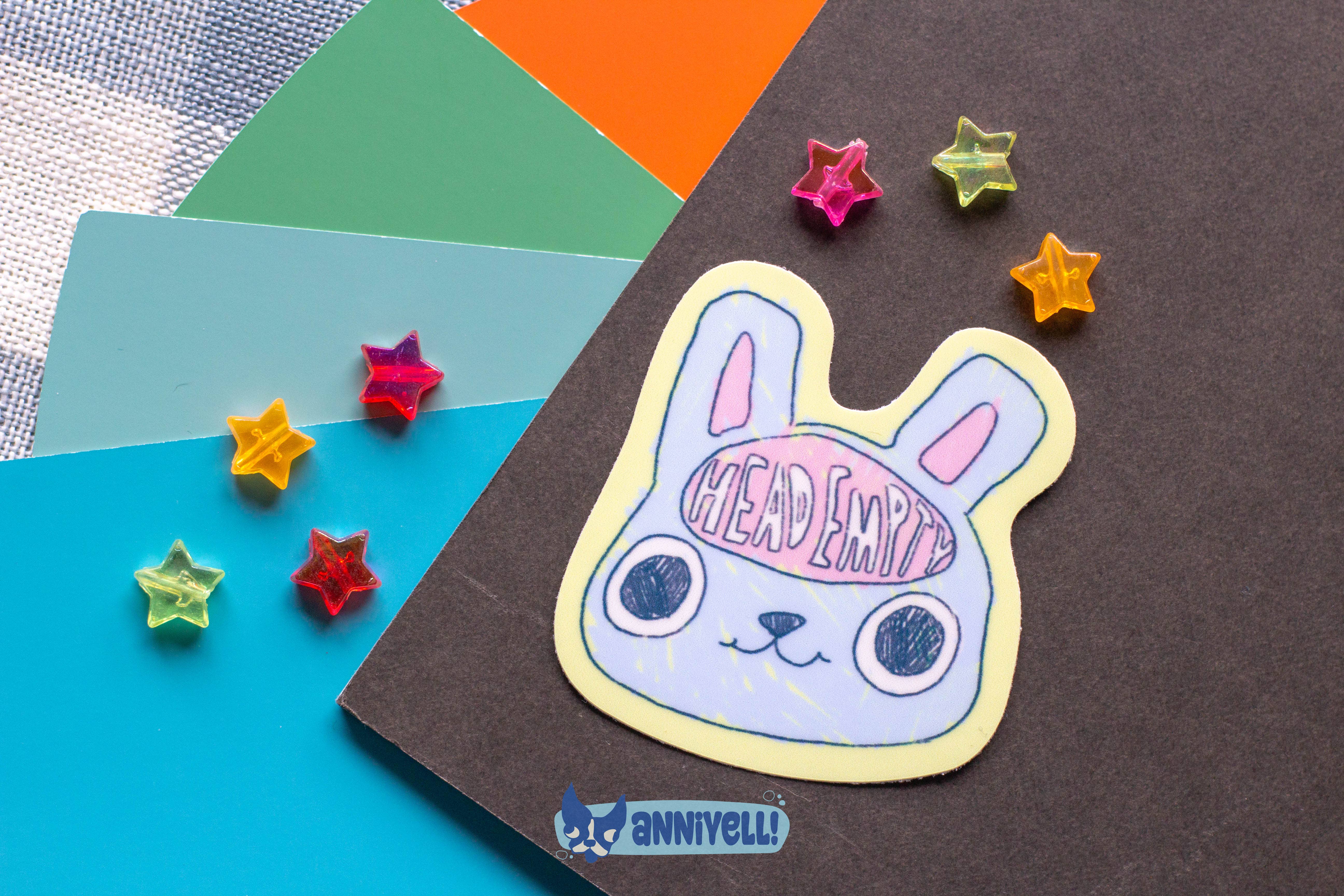 anniyell - Wholesale Sticker - head empty Die-Cut Sticker