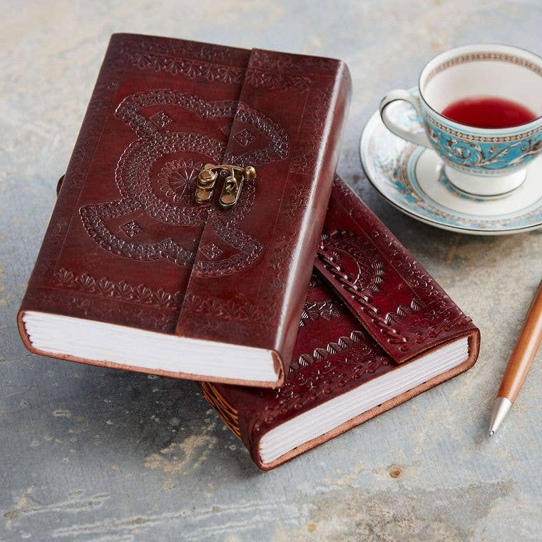 The Paper High Gift Company Limited - Wholesale Journal/Diary - Handcrafted XL Embossed Leather Journal Notebook1