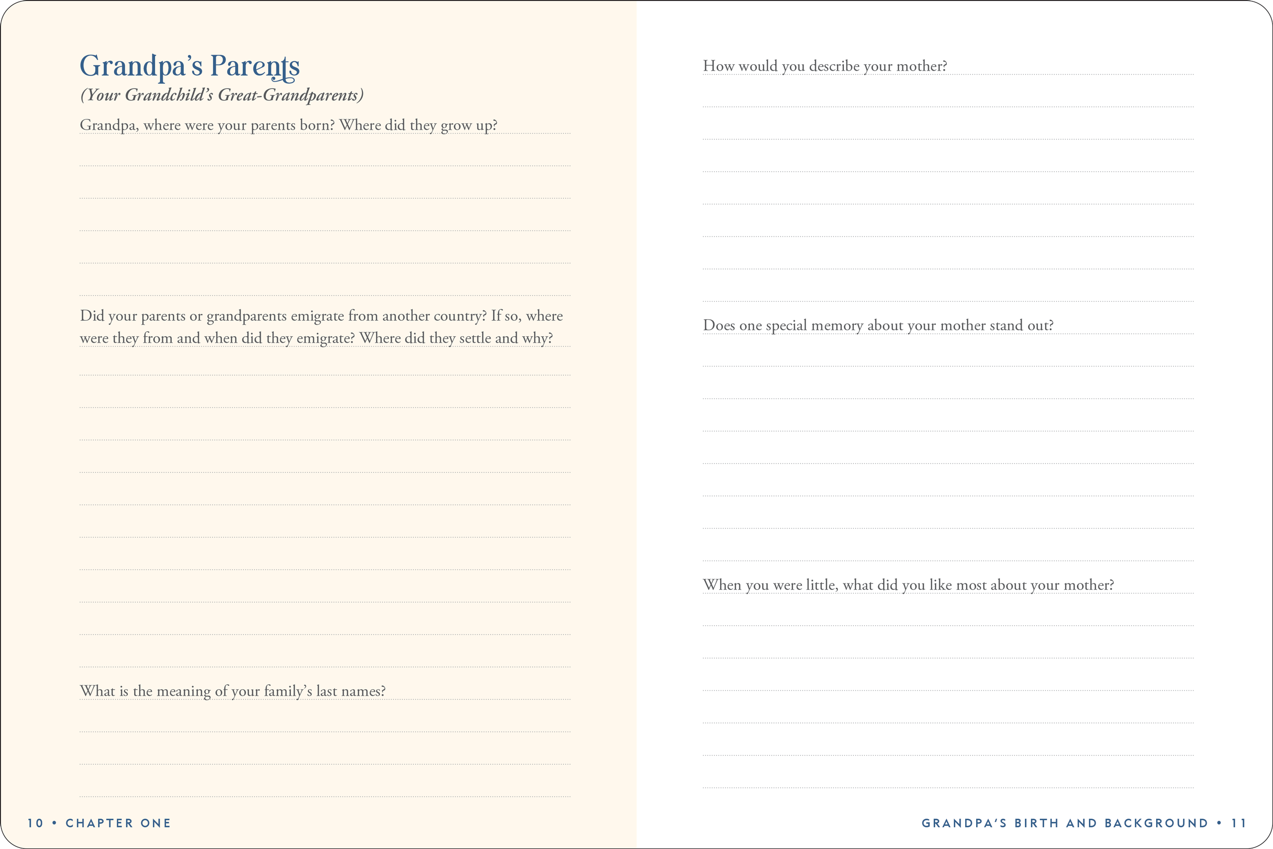 Peter Pauper Press - Wholesale Journal/Diary - Grandpa's Story3