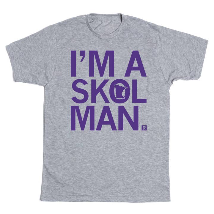 RAYGUN - Wholesale Screen Printed T-Shirt - Unisex - I'm A Skol Man1