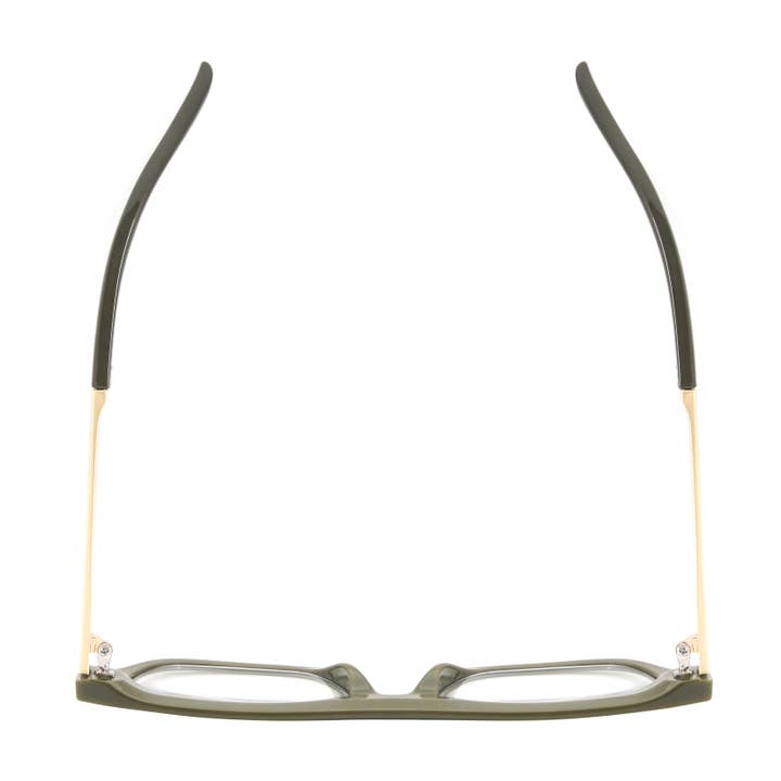 Ryan Simkhai Eyeshop - Wholesale Eyeglasses - Women's - ALEXA | Hunter Green | Gold | Blue Light