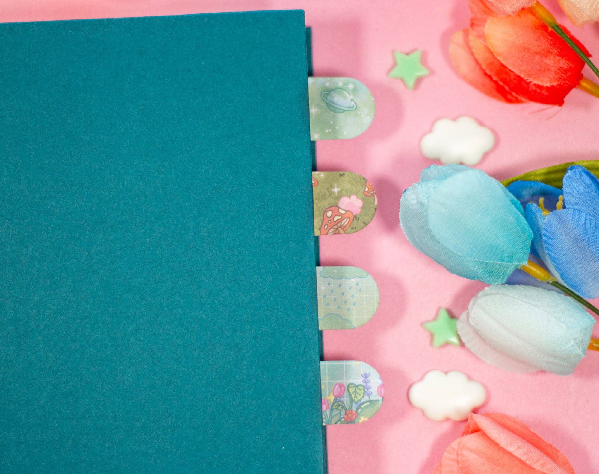 Unicorn Eclipse - Wholesale Sticky Notes - Page Flags (Green)2