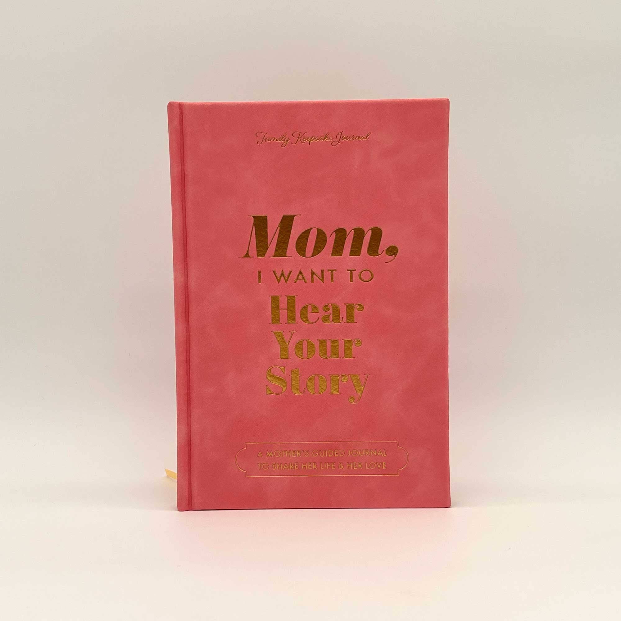 Hear Your Story - Wholesale Journal/Diary - Mom, I Want to Hear Your Story Heirloom Rose Leather Cover Version1