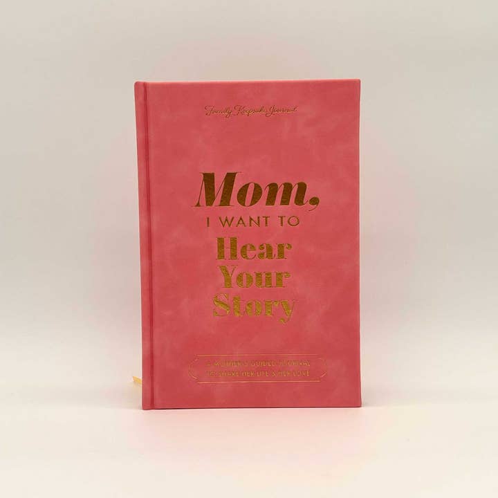 Hear Your Story - Wholesale Journal/Diary - Mom, I Want to Hear Your Story Heirloom Rose Leather Cover Version1
