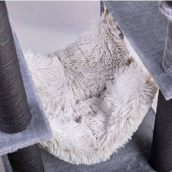 PetPals Group - Wholesale Pet Scratcher - Cat - Catry Bradbury 7 Level Gray Cat Tree