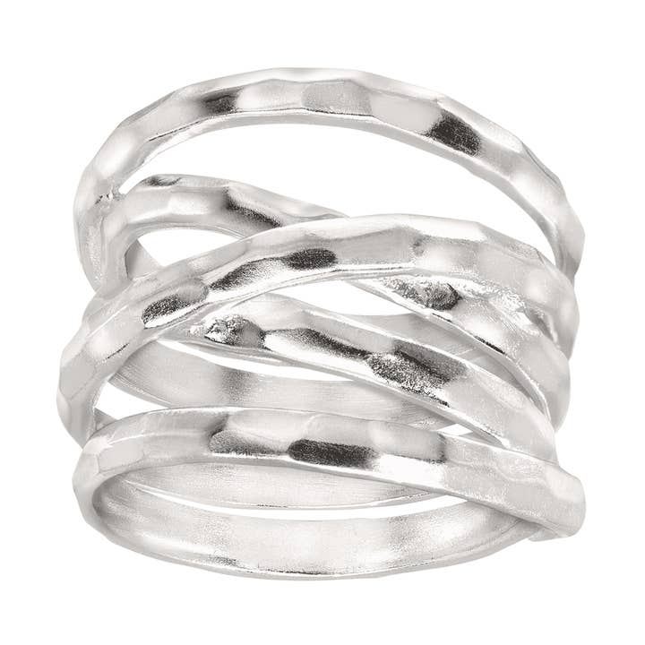 Silpada - Wholesale Band/Stacked Ring - Silpada 'Wrapped Up' Ring, Sterling Silver0