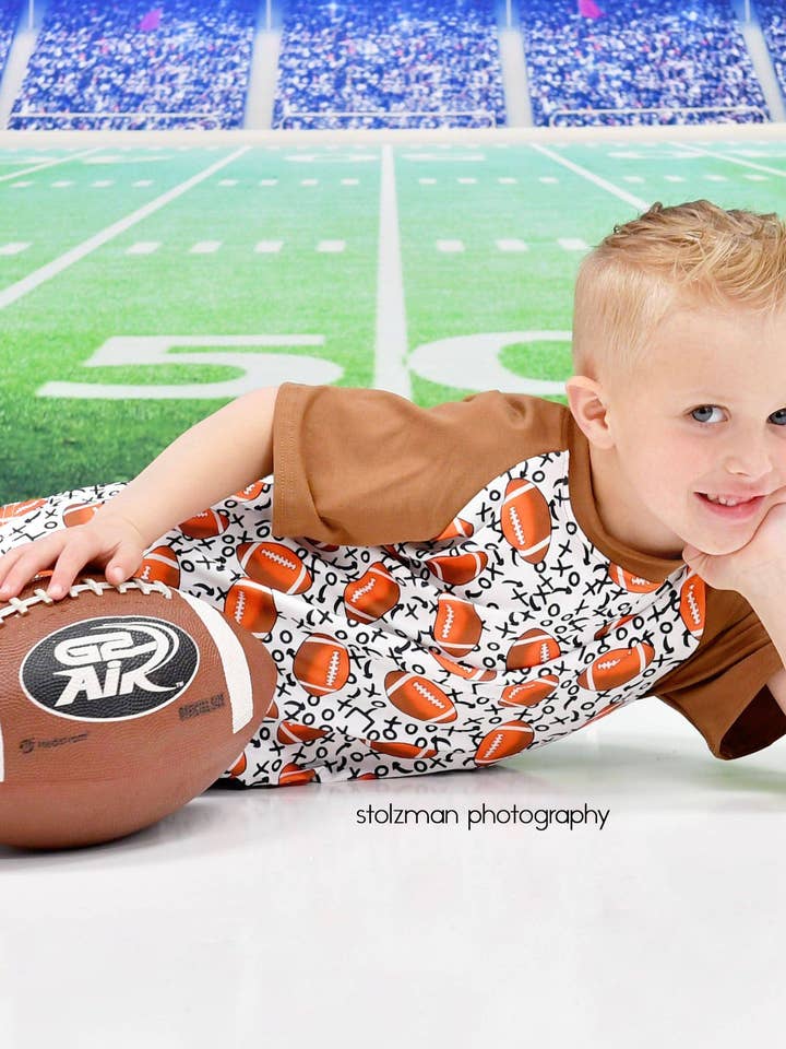 Great Lakes Kids Apparel - Wholesale T-Shirt - Kids - Touchdown Milk Silk Raglan1