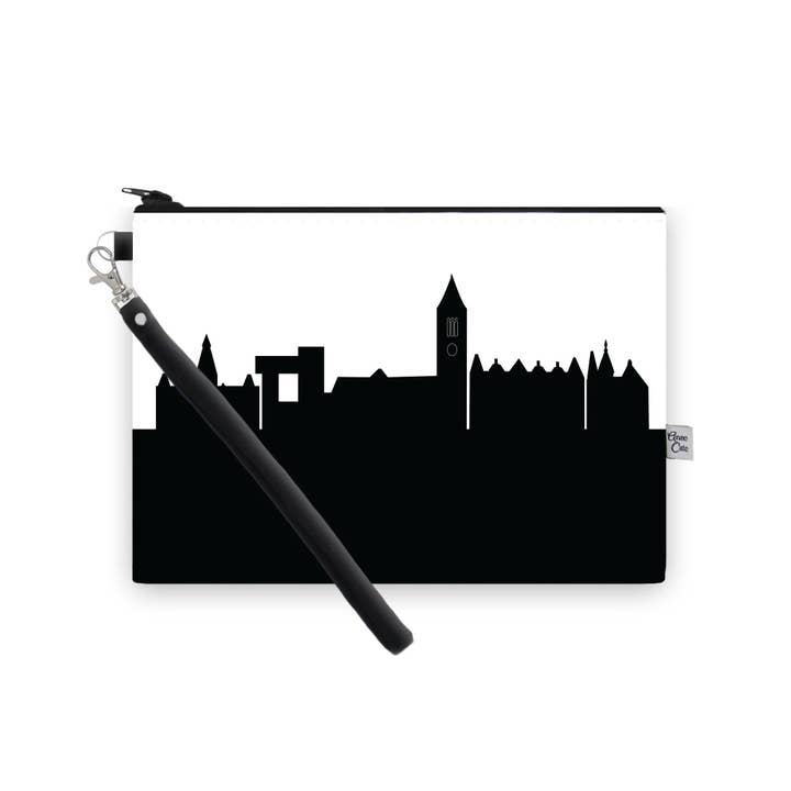 Ithaca NY (Cornell Universität) Skyline Handgelenktasche Clutch für den Großhandel von Anne Cate