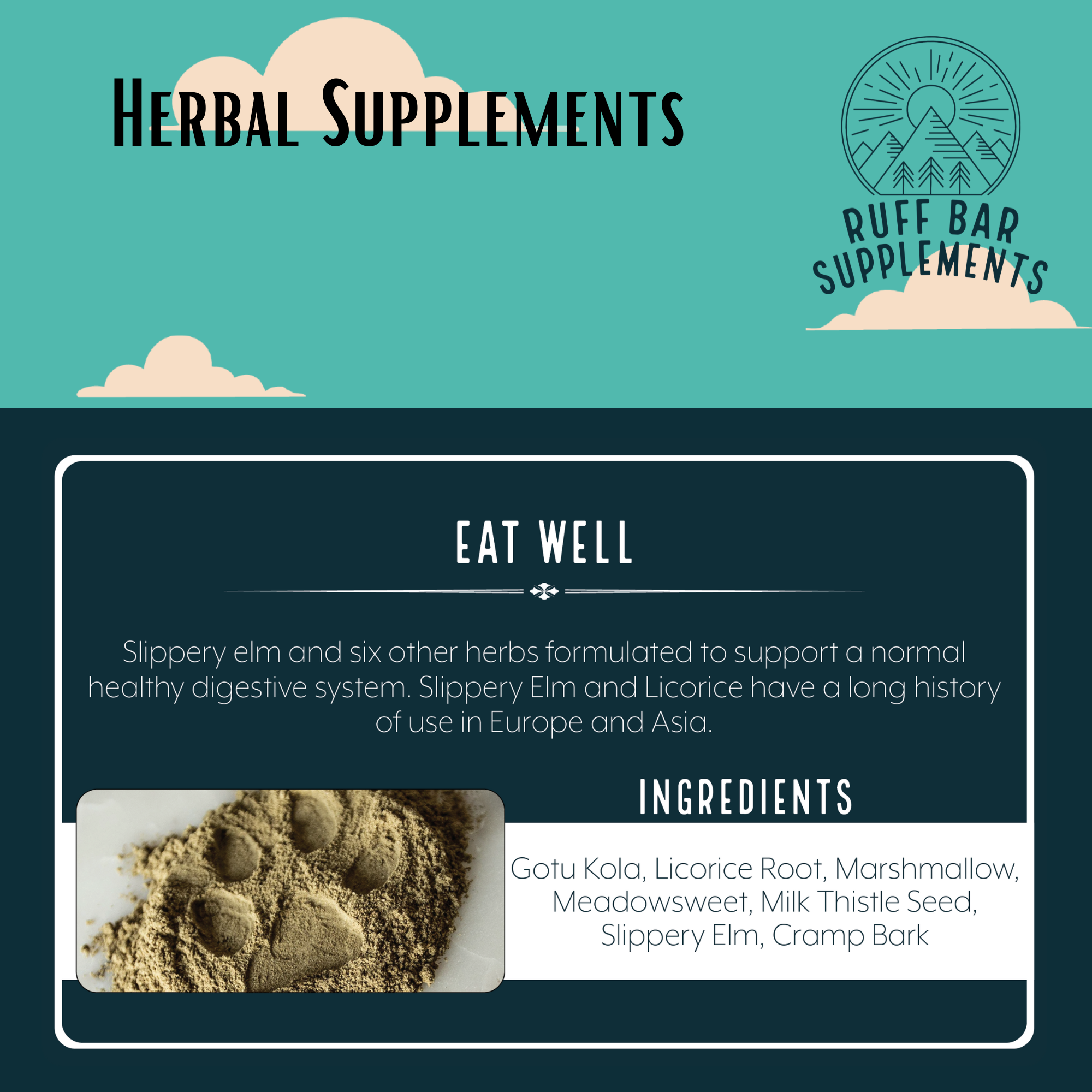 Ruff Bar - Wholesale Pet Supplement - Dog - Eat Well Herb Mix for Dogs4