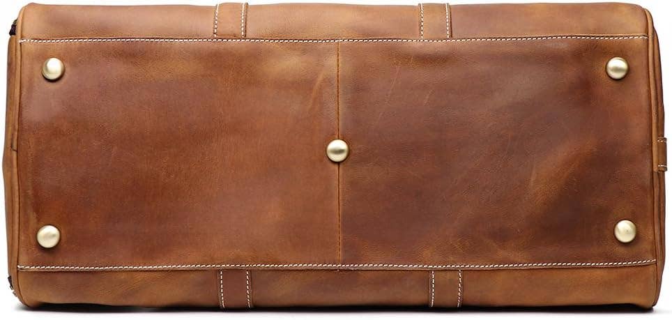 Tuzech Leather – wholesale Duffelväskor – Unisex – TUZECH Stor Duffel Resväska Läder Resväska Duffelväska4