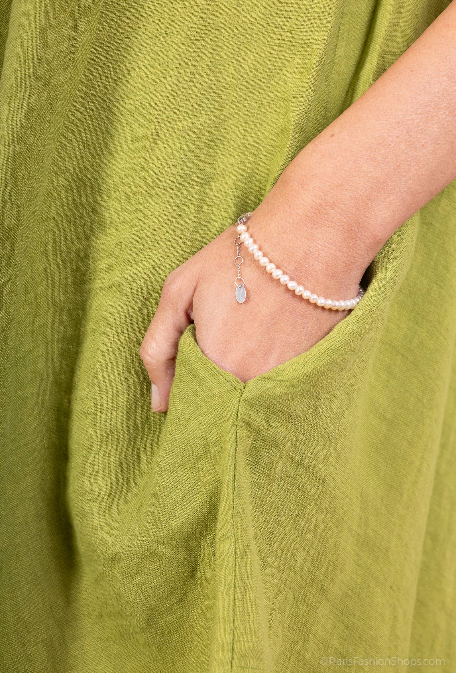 Shyloh - Wholesale Dress - Women's - Flowy linen dress with pockets 149524