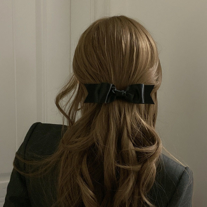 XO Fashion - Wholesale Hair Clip - Women's - HC3006 Elegant French Half-tie Hair Clip Bow shape 1/unit0