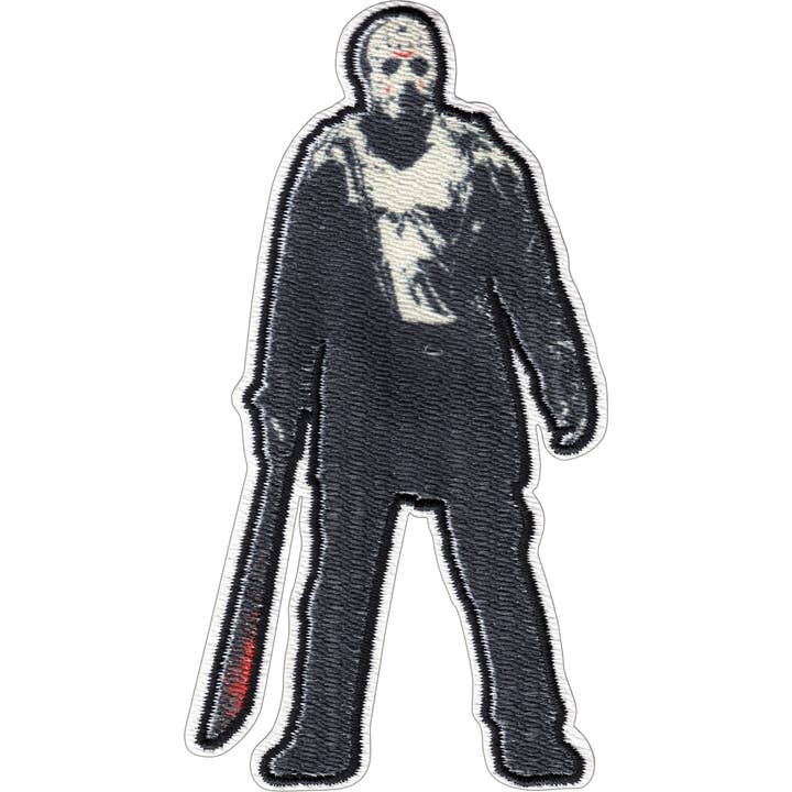 Patch - Friday The 13th - Jason With A Machete - 4" for wholesale by Square Deal Recordings & Supplies