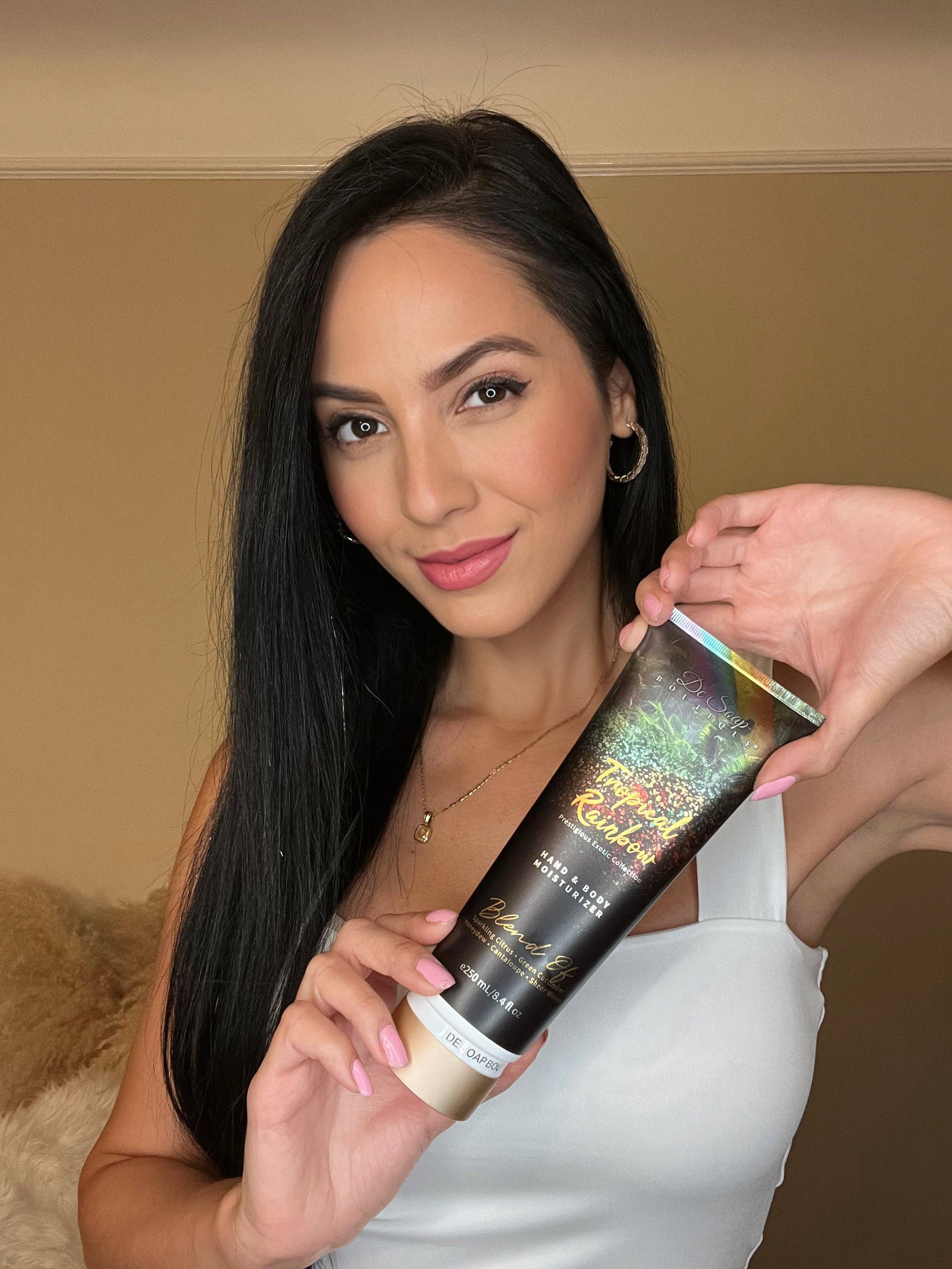 De Soap Boutique TM – Loção para mãos e corpo por atacado – Tropical Rainbow Hidratante para Mãos e Corpo3