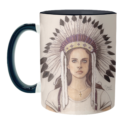 ART WOW - Wholesale Coffee Mug - Mugs 'Lana Del Rey IV' by Daniel Cash7