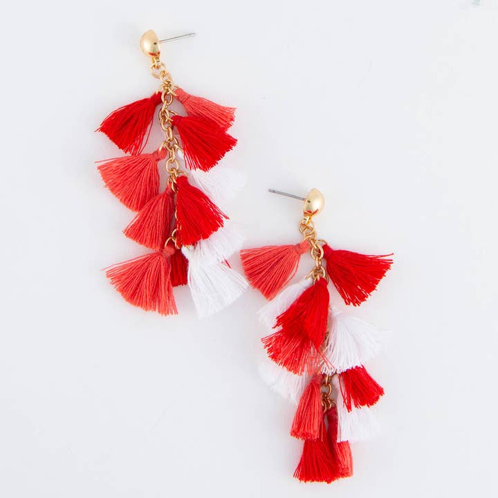Elsie & Zoey - Wholesale Tassel Earrings - Zephyr Tassel Gold Dangle Earrings5