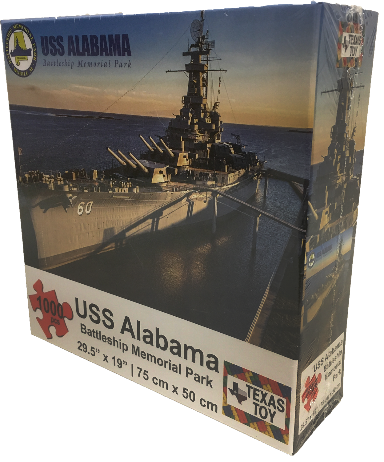 Texas Toy Distribution - Wholesale Puzzle - Adult - USS Alabama Battleship Cardboard Puzzle 1000 Pcs1
