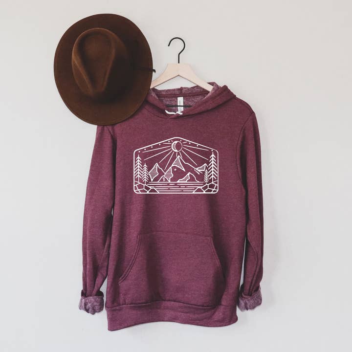 208 Tees - Wholesale Hoodie - Unisex - Pentagon Bella Canvas Sweatshirt or Hoodie *Unisex Fit* 065