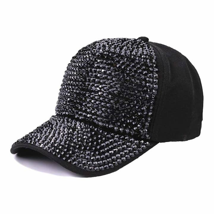 Diacly - Wholesale Baseball Cap - Women's - Front Embellished Bling Rhinestone Baseball Cap