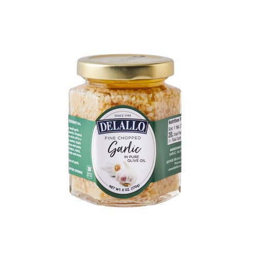 Minced Garlic (In Oil) for wholesale by Delallo