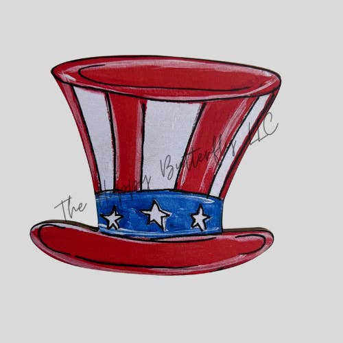 The Happy Butterfly – Großhandel Tischdeko – Saisonale & Alltägliche Topper: Uncle Sam Patriotenhut3