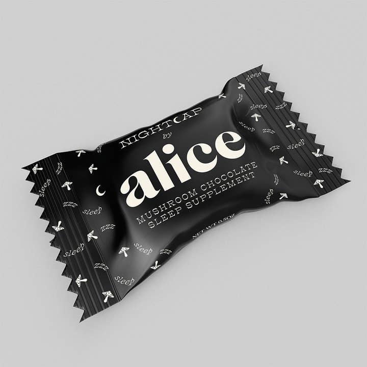 Alice Mushrooms - Wholesale Chocolate Bar - Nightcap Singles — mushroom chocolates for deep sleep