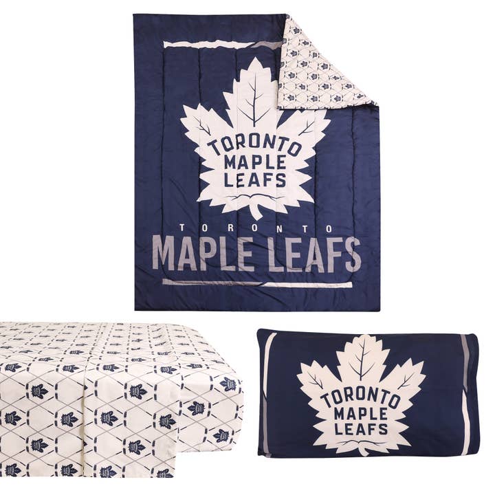 Nemcor Inc. - Wholesale Beddengoedset - NHL Toronto Maple Leafs 4-delige beddengoedset6