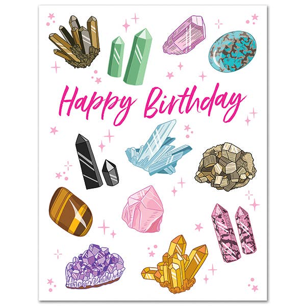 THE FOUND - Wholesale Birthday Card - Crystals Birthday Card