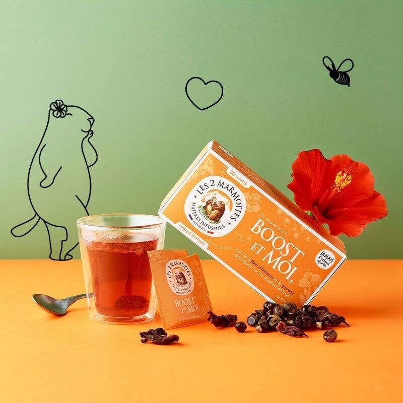 Les 2 Marmottes - Wholesale Health/Detox Tea - Hibiscus flower infusion: hibiscus tea infusion1