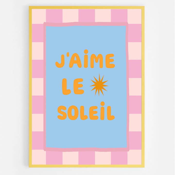 Jag älskar solen. för wholesale av Ines Keck | Studio Keck