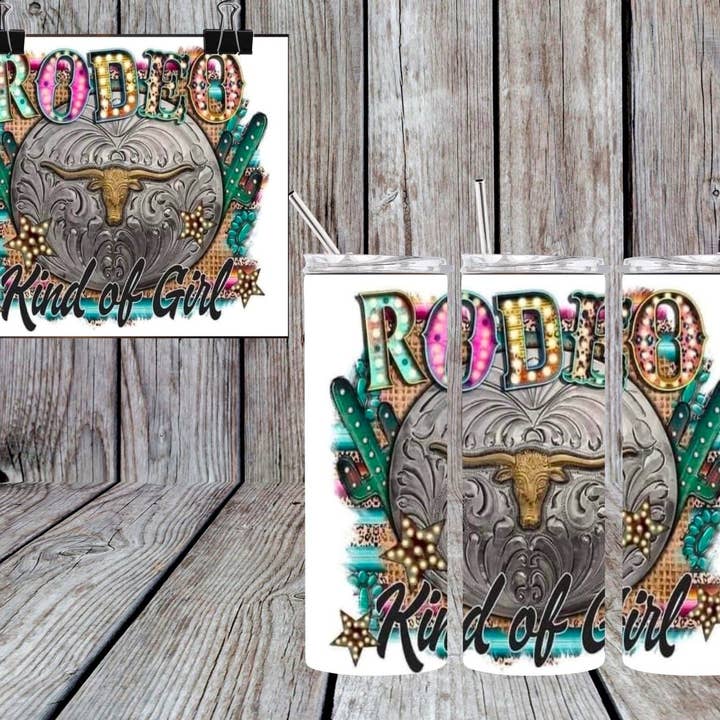 RODEO TYP AV FLICKA TUMBLER för wholesale av Mama’s Grit and Grace