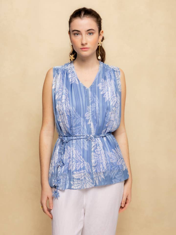 Zoe fluid blouse for wholesale by NIZA