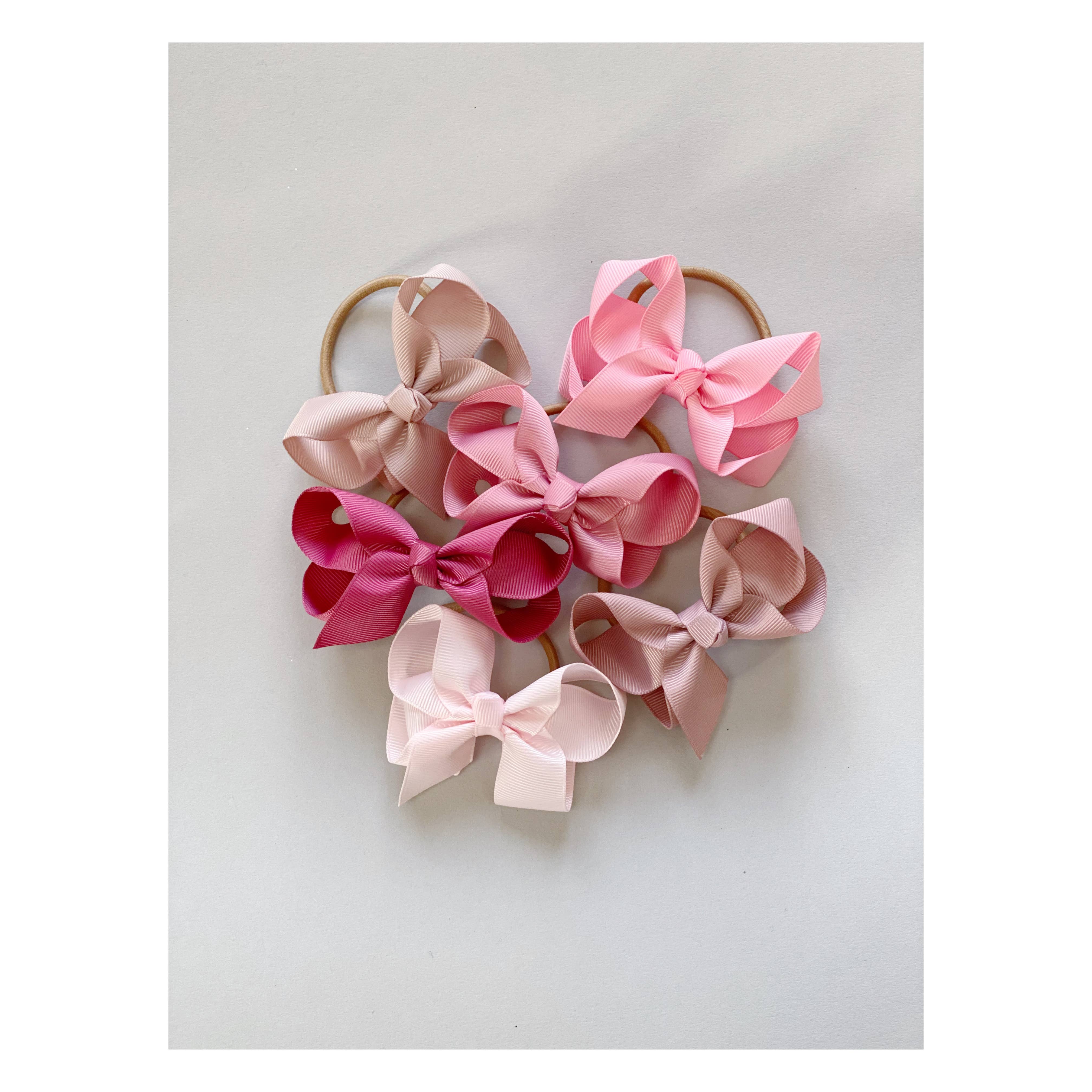 La Fillette Accessories - Wholesale Hair Bow - Kids - Maxima hair bow with elastic band in vanilla6