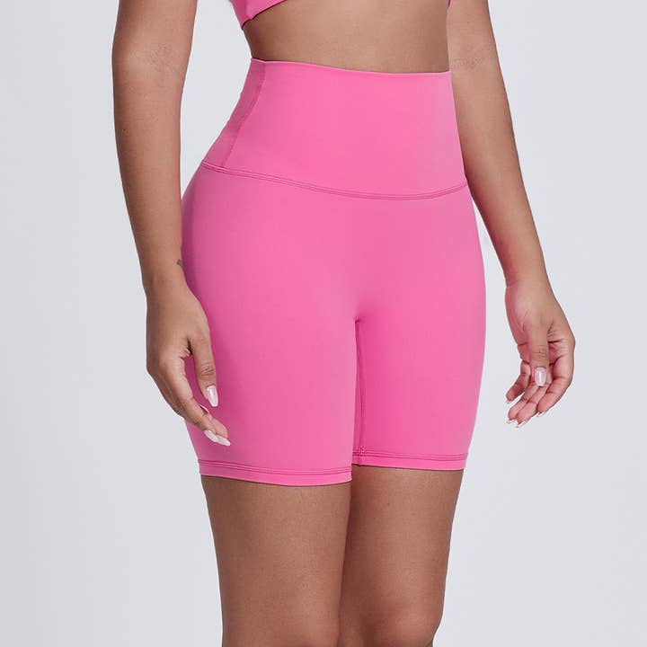 Sodalemon - Wholesale Athletic Shorts - Women's - Womne No Front Seam Yoga Sport Shorts