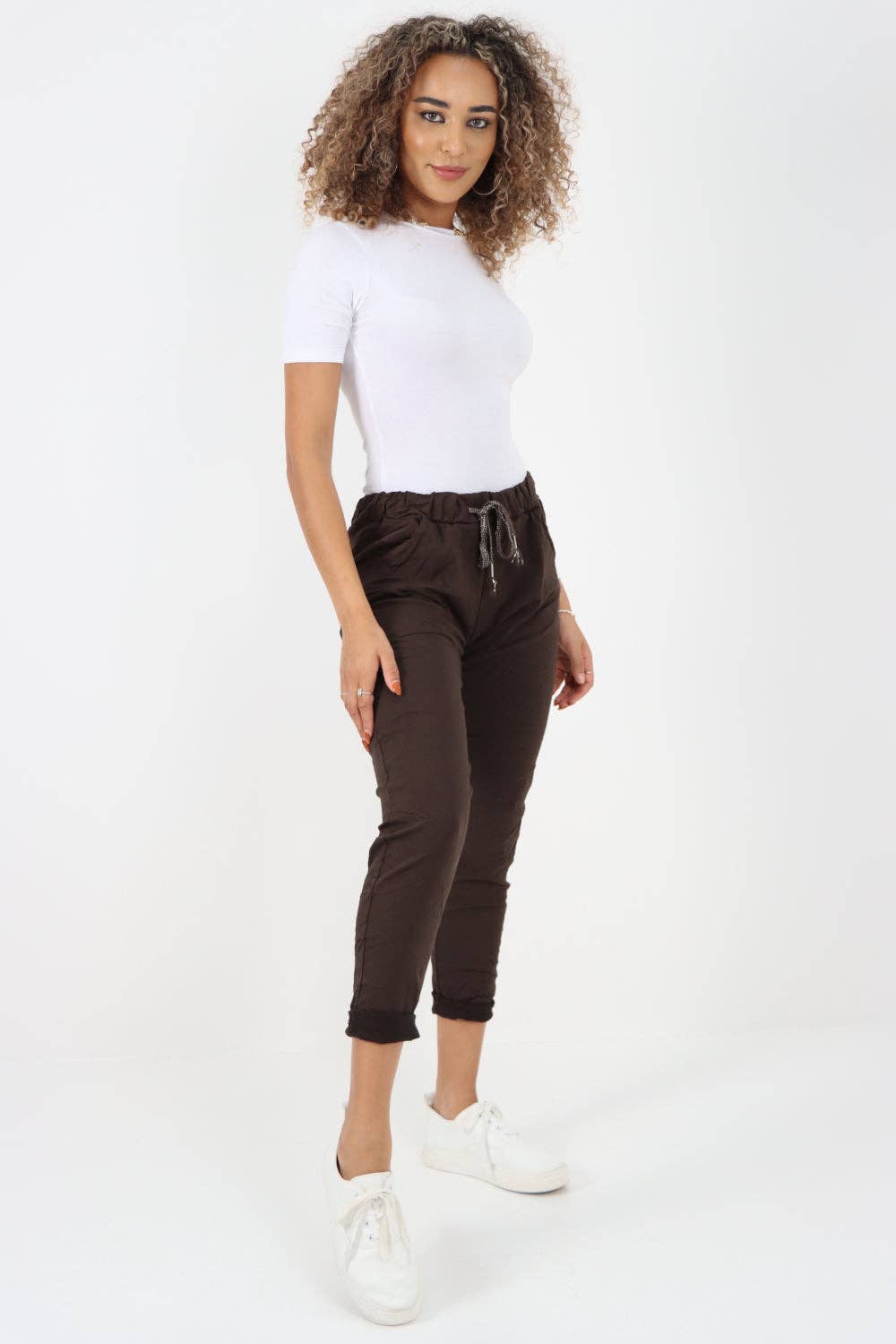 Miss Bold – Großhandel Hose – Damen – Einfarbige Zauberhose für Damen, italienisch, mehrfarbig12