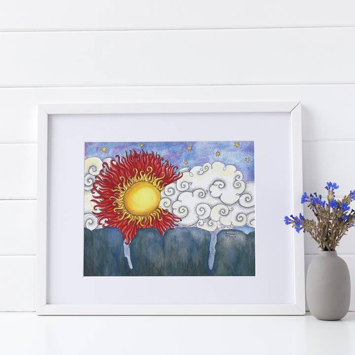 Impresión artística Bandera Colorado 8x10 para venta al por mayor de Art By: Julianna McPherson