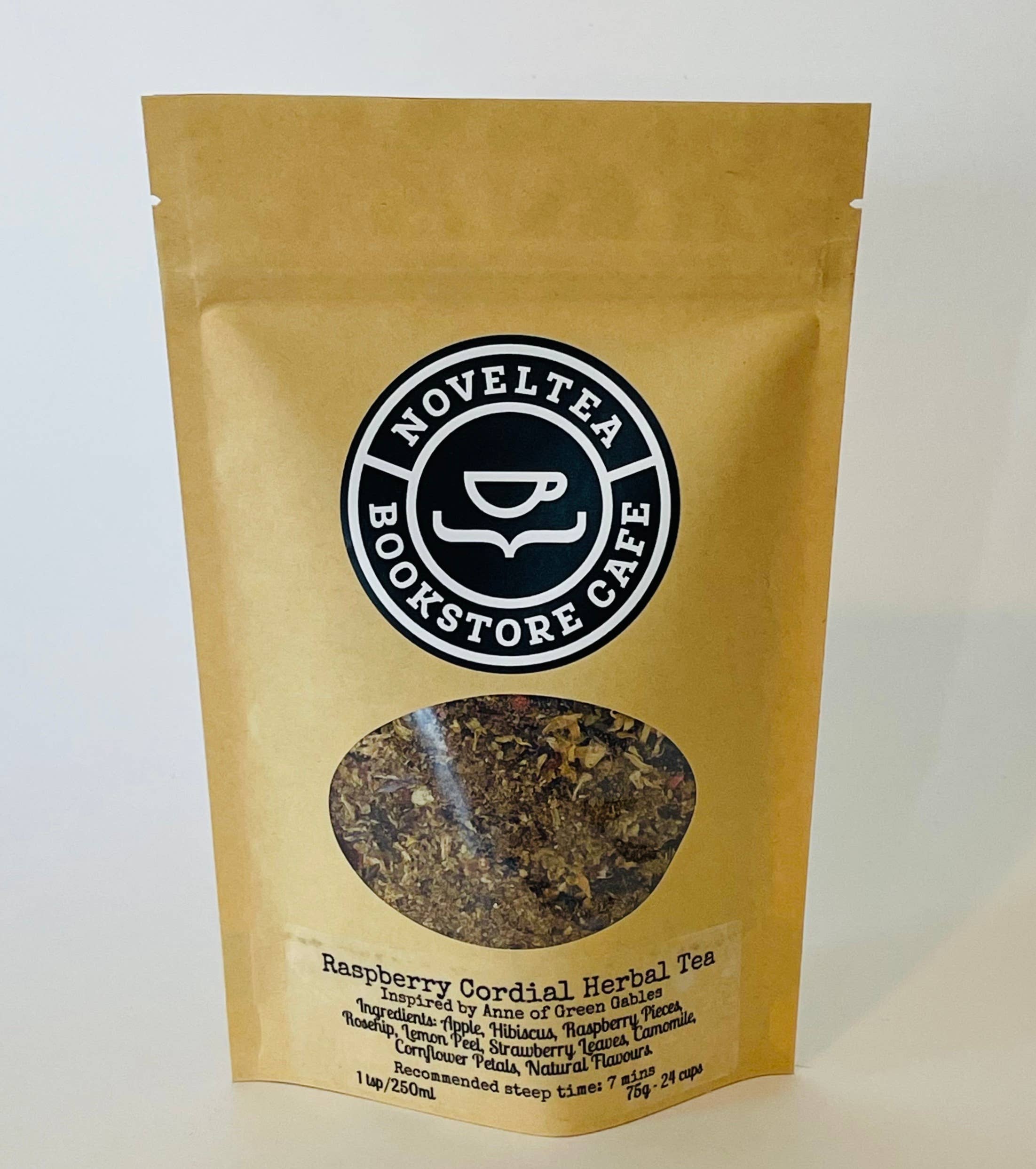 NovelTea Bookstore & Gifts – wholesale Loose tea – Anne of Green Gables Inspired - Raspberry Cordial HERBAL TEA3