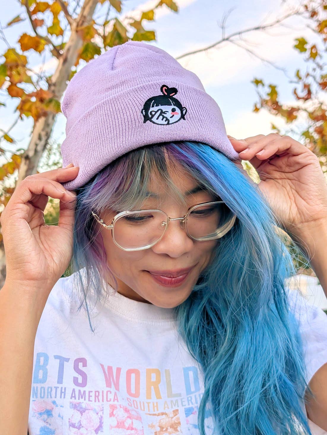 Le Petit Elefant - Wholesale Beanie - Kids - Finger Heart Girl Embroidered Beanie4