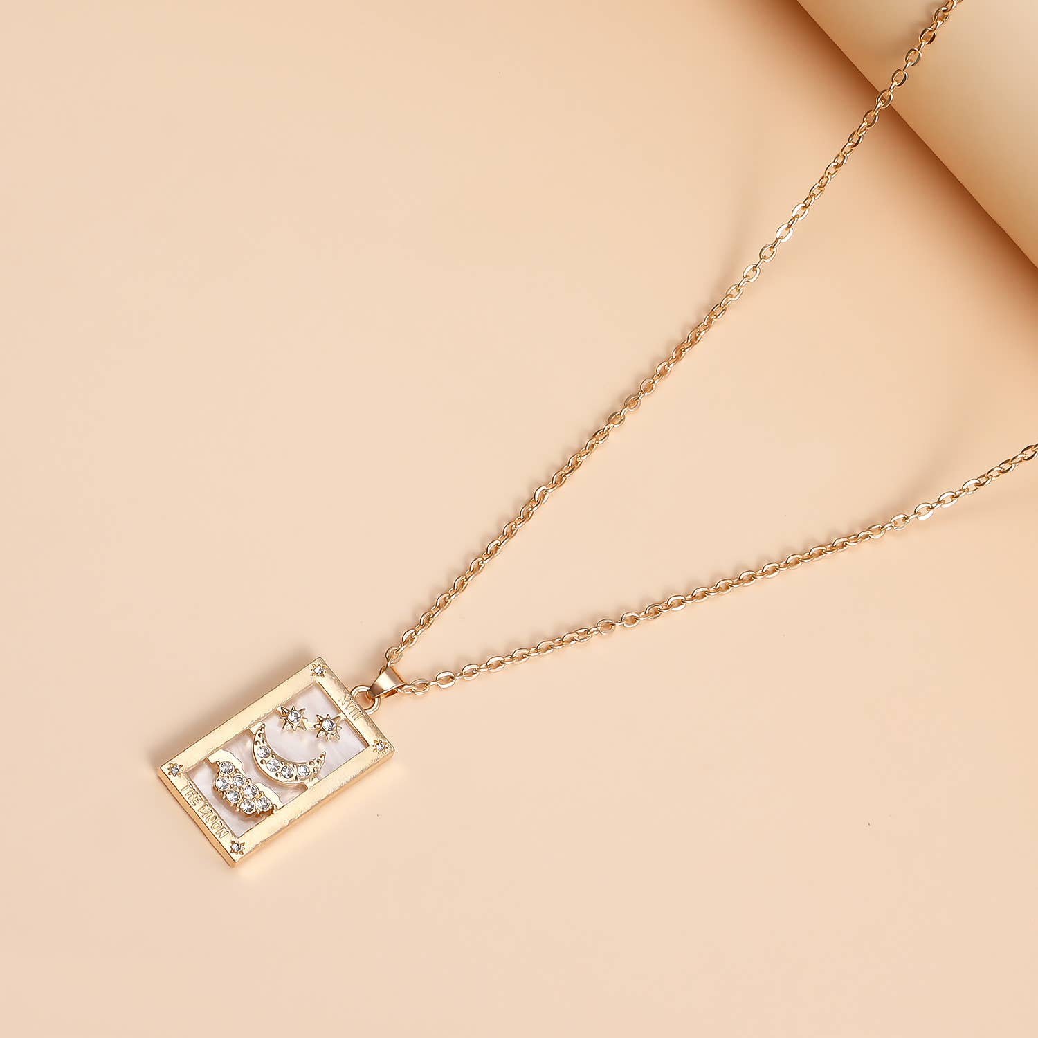 Gemscape UK - Wholesale Pendant/Charm Necklace - Tarot Design Necklace with Crystal - Chic Trendy Jewellery3