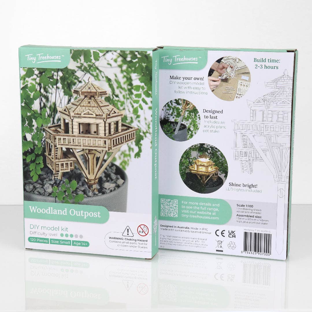 Tiny Treehouses - Wholesale DIY Craft Kit - Woodland Outpost2