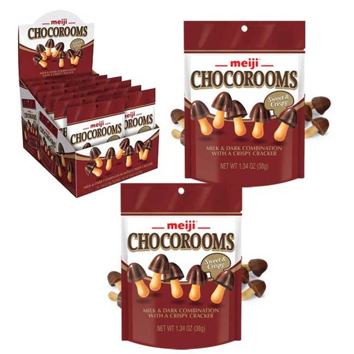 I Got Your Candy - Wholesale Chocolate Covered Sweets - Meiji Chocorooms Candies 1.34oz - 8ct