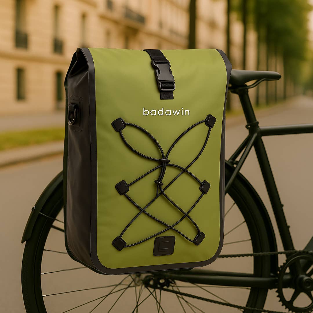 BADAWIN – wholesale Biking accessories – Hind Green 25/30L 2in1 Luggage Bike Bag