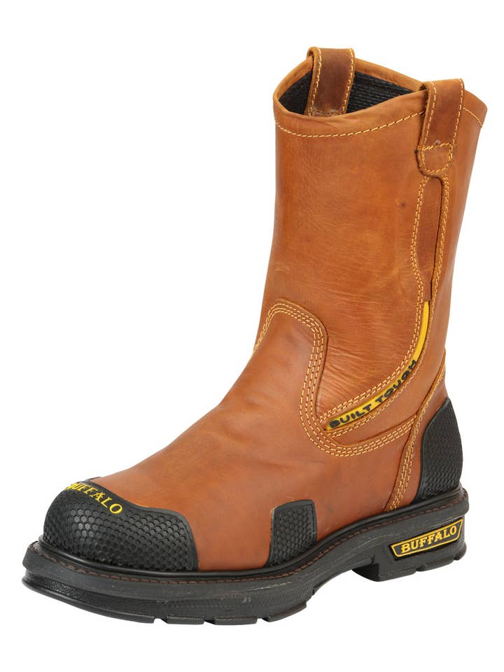 Buffalo & Bull Heren Werkschoenen Honing voor wholesale door Conejo Western Wear