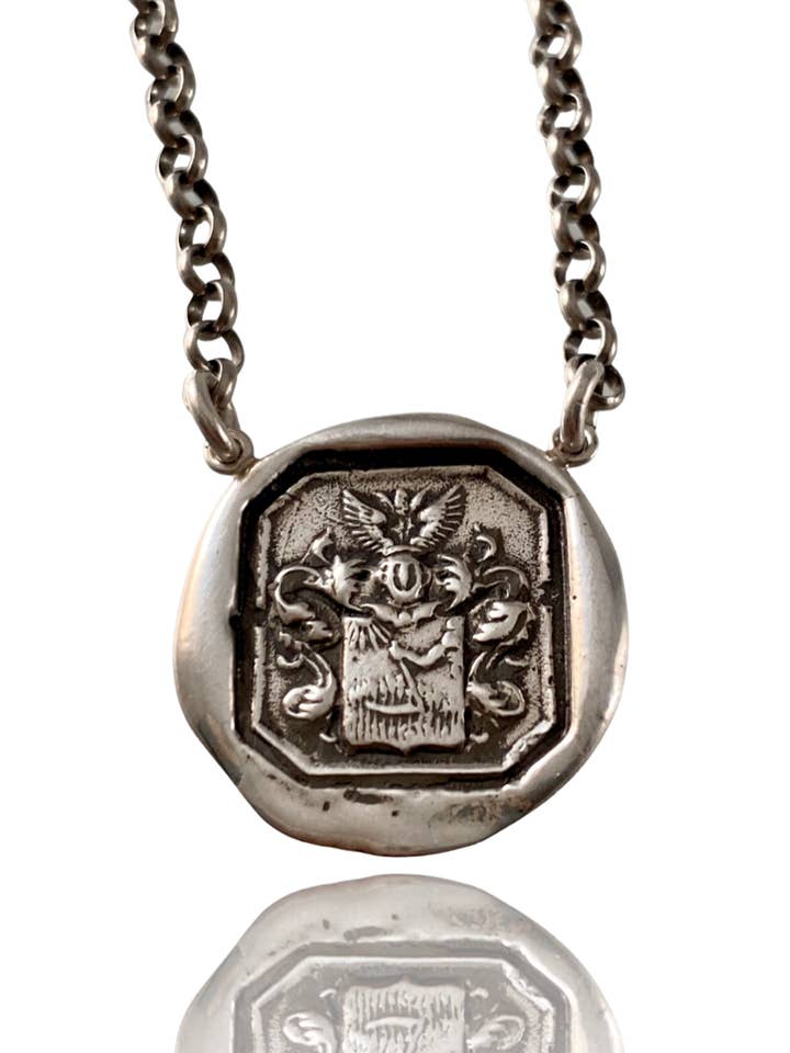 18” Sterling Silver Harvest Crest Necklace for wholesale by GK Designs