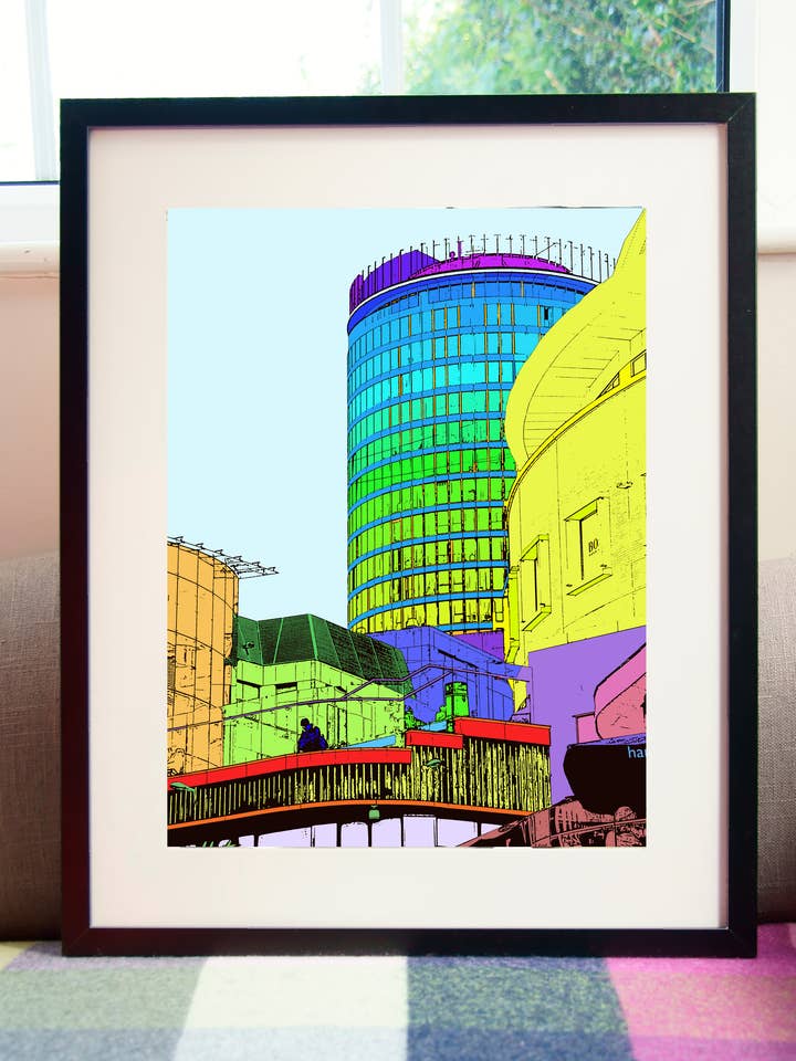 Stampe e fotografie d'arte digitale della Rotonda per la vendita all'ingrosso da parte di Barmy Brummie